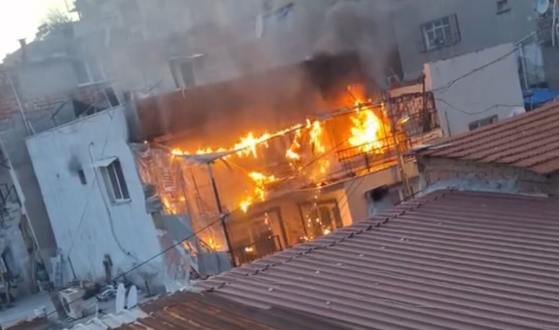 Aydın'ın Söke ilçesinde evde çıkan yangın sonucu hasar oluştu.