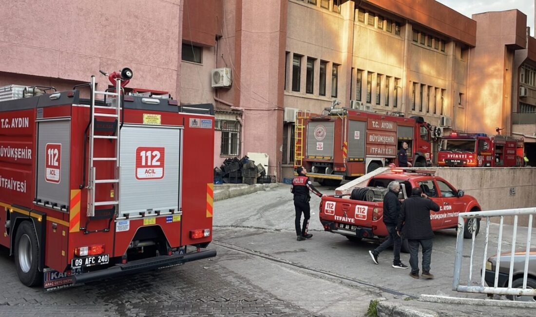 Aydın Devlet Hastanesi'nin çamaşırhane bölümünde çıkan yangın söndürüldü.
Efeler ilçesindeki hastanenin