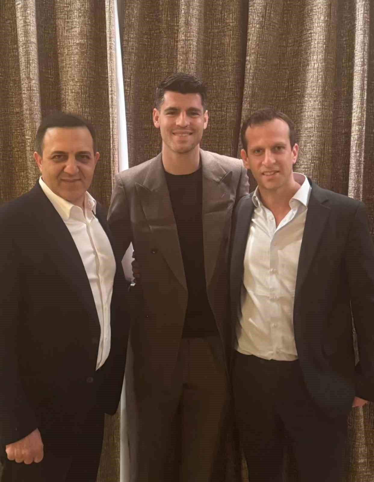 Galatasaray, İtalyan ekibi Milan’da forma giyen İspanyol futbolcu Alvaro Morata’nın