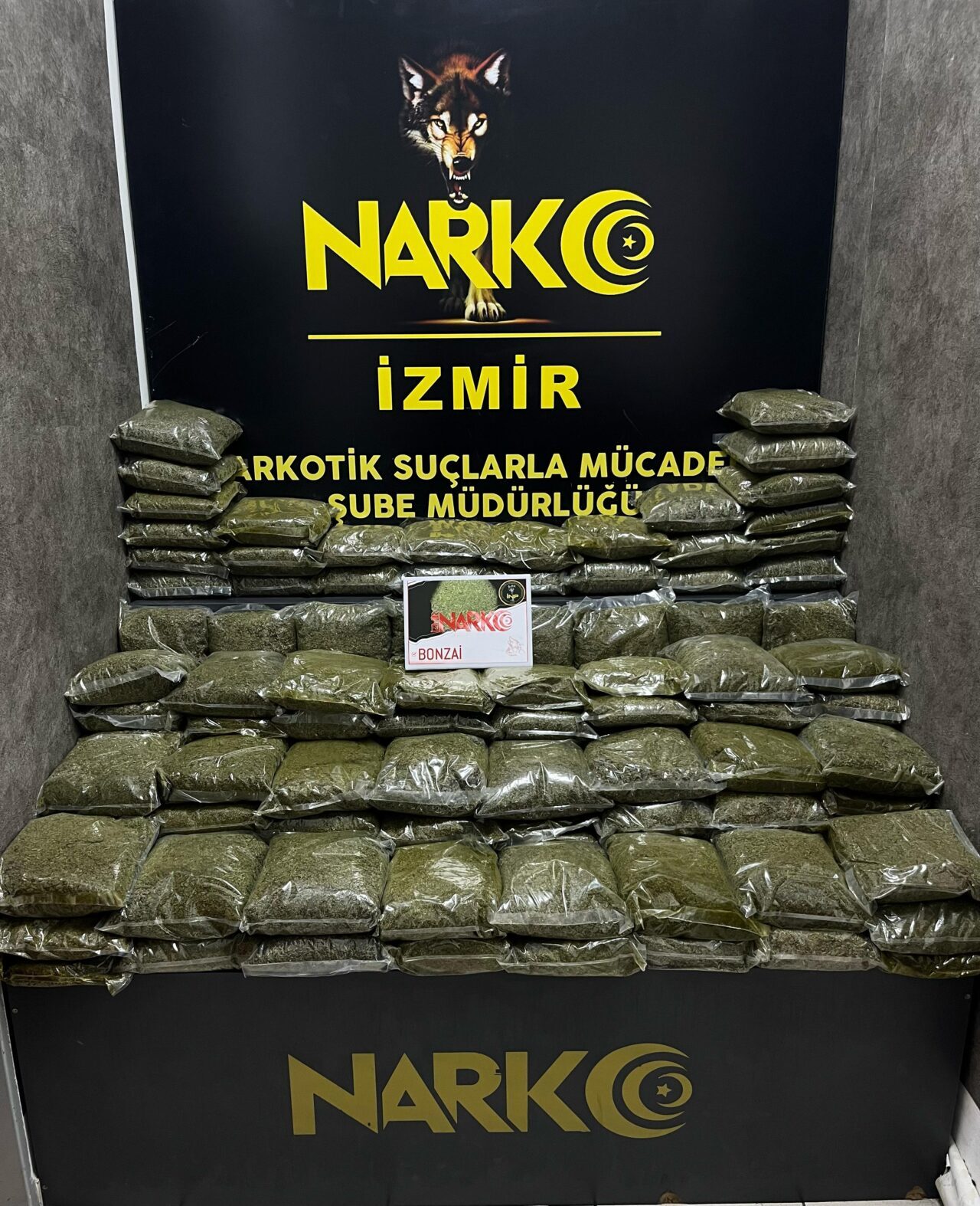 İzmir’in Bayraklı ilçesinde 102 kilo 50 gram sentetik uyuşturucu ele