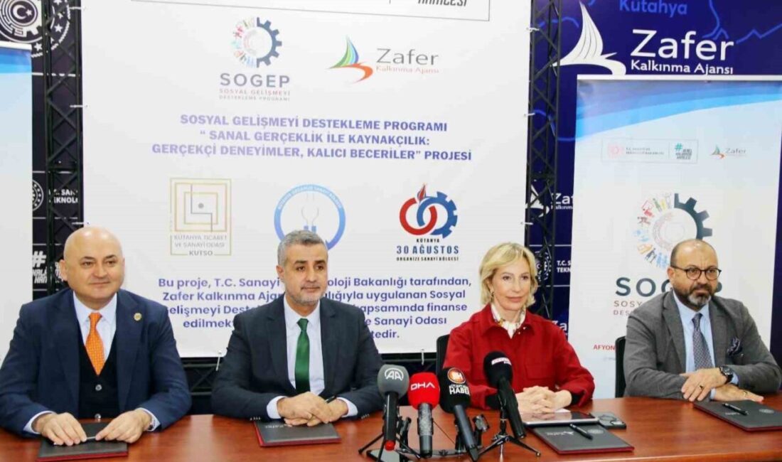 Zafer Kalkınma Ajansı’nda gerçekleştirilen imza töreniyle, "Sanal Gerçeklik ile Kaynakçılık: