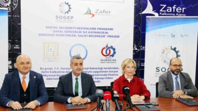 Zafer Kalkınma Ajansı’nda gerçekleştirilen imza töreniyle, "Sanal Gerçeklik ile Kaynakçılık: