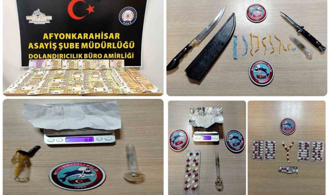 Afyonkarahisar’da meydana gelen nitelikli dolandırıcılık olayında polis 65 bin 500