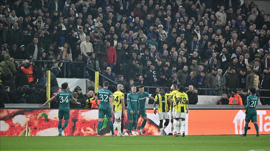 UEFA Avrupa Ligi play-off turu rövanşında Belçika'nın Anderlecht takımıyla Fenerbahçe