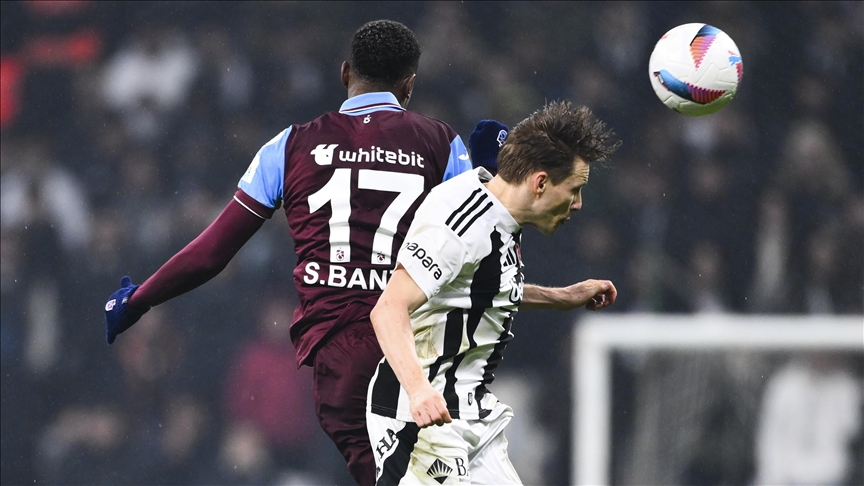 Trendyol Süper Lig'in 24. haftasında Trabzonspor'u konuk eden Beşiktaş mücadeleyi
