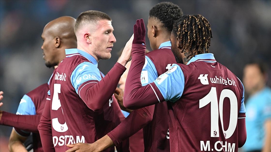 Trendyol Süper Lig'in 23. haftasında ikas Eyüpspor'u 1-0 yenen Trabzonspor,