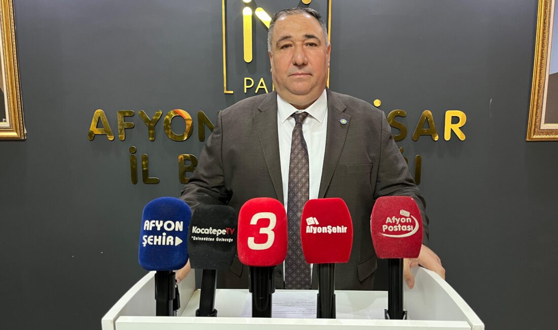 İYİ Parti Afyonkarahisar İl Başkanı Muhammet Mısırlıoğlu, “Çay Devlet Hastanesi'nde