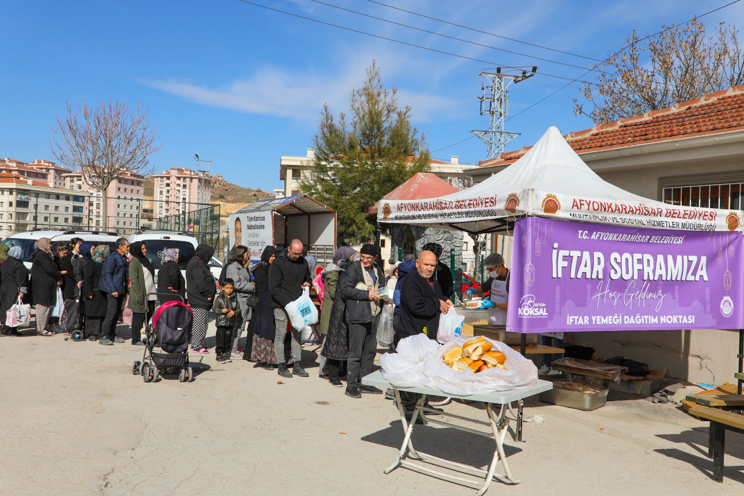Afyonkarahisar Belediyesi Ramazan ayı boyunca her gün 10 bin kişiye