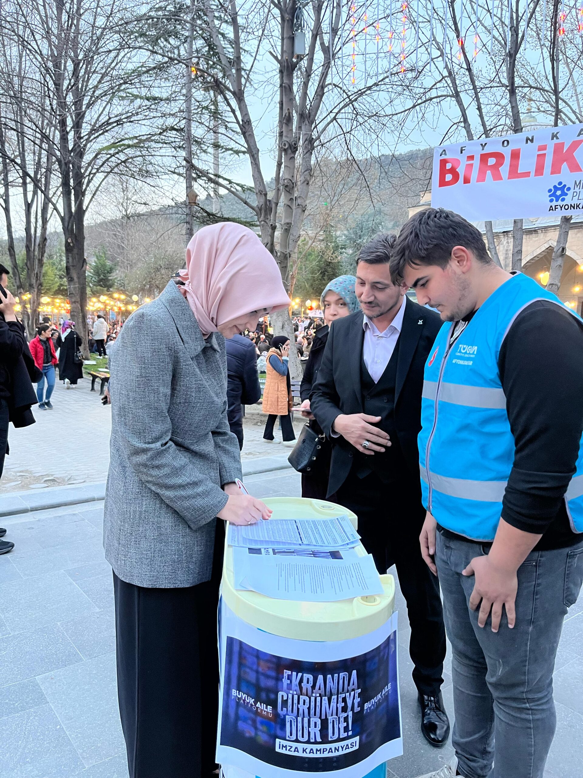 Büyük Aile Platformu (BAP) Afyonkarahisar Şubesi, ulusal televizyon kanallarında yayınlanan