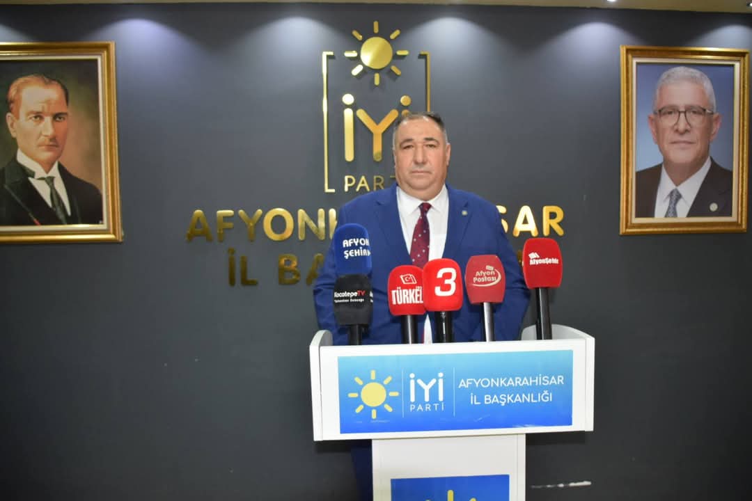 
İYİ Parti Afyonkarahisar İl Başkanı Muhammet Mısırlıoğlu, “İYİ Parti bu