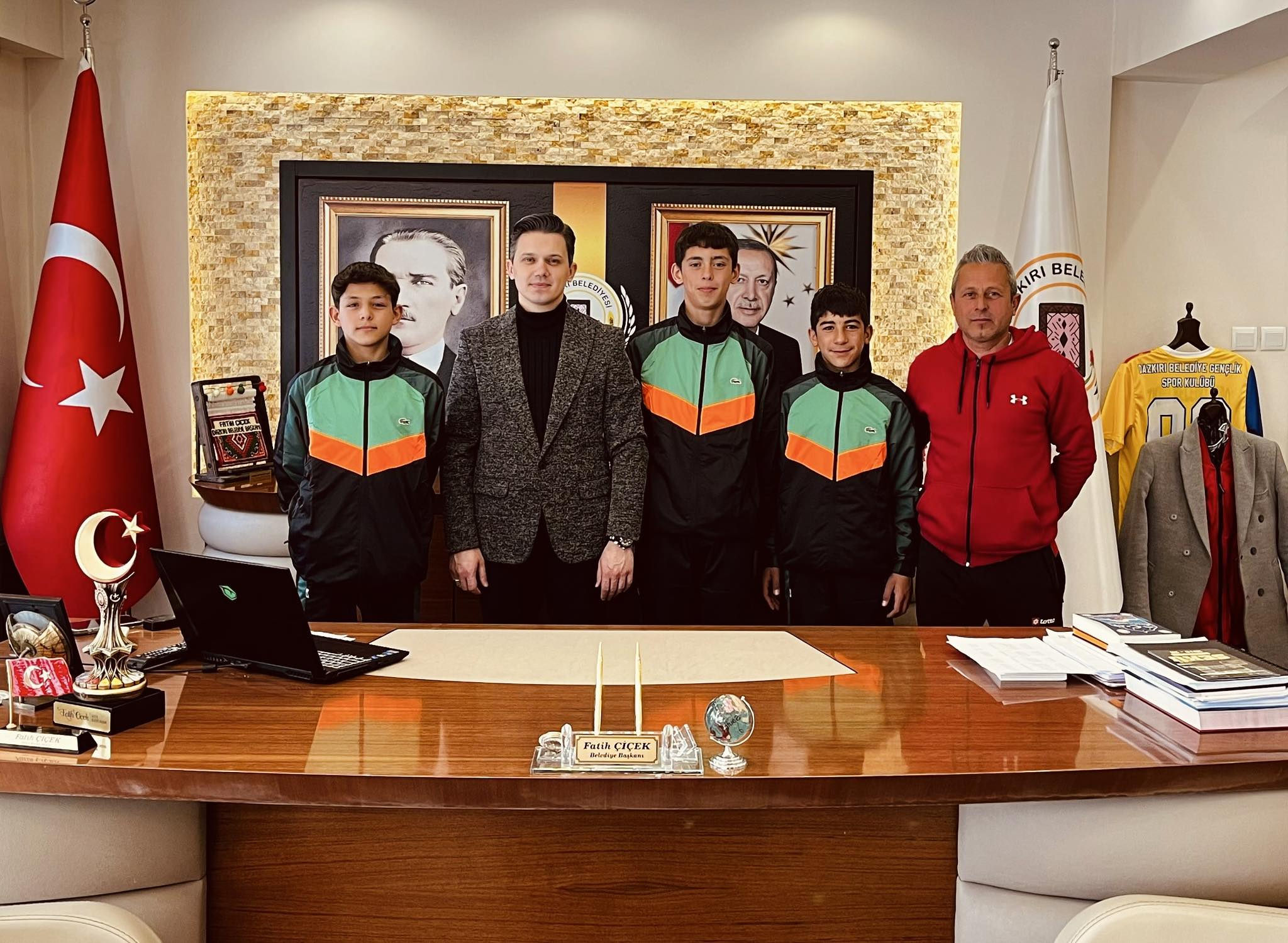 Dazkırı Belediye Başkanı Fatih Çiçek, Denizli Genç Ümitler Futbol U14
