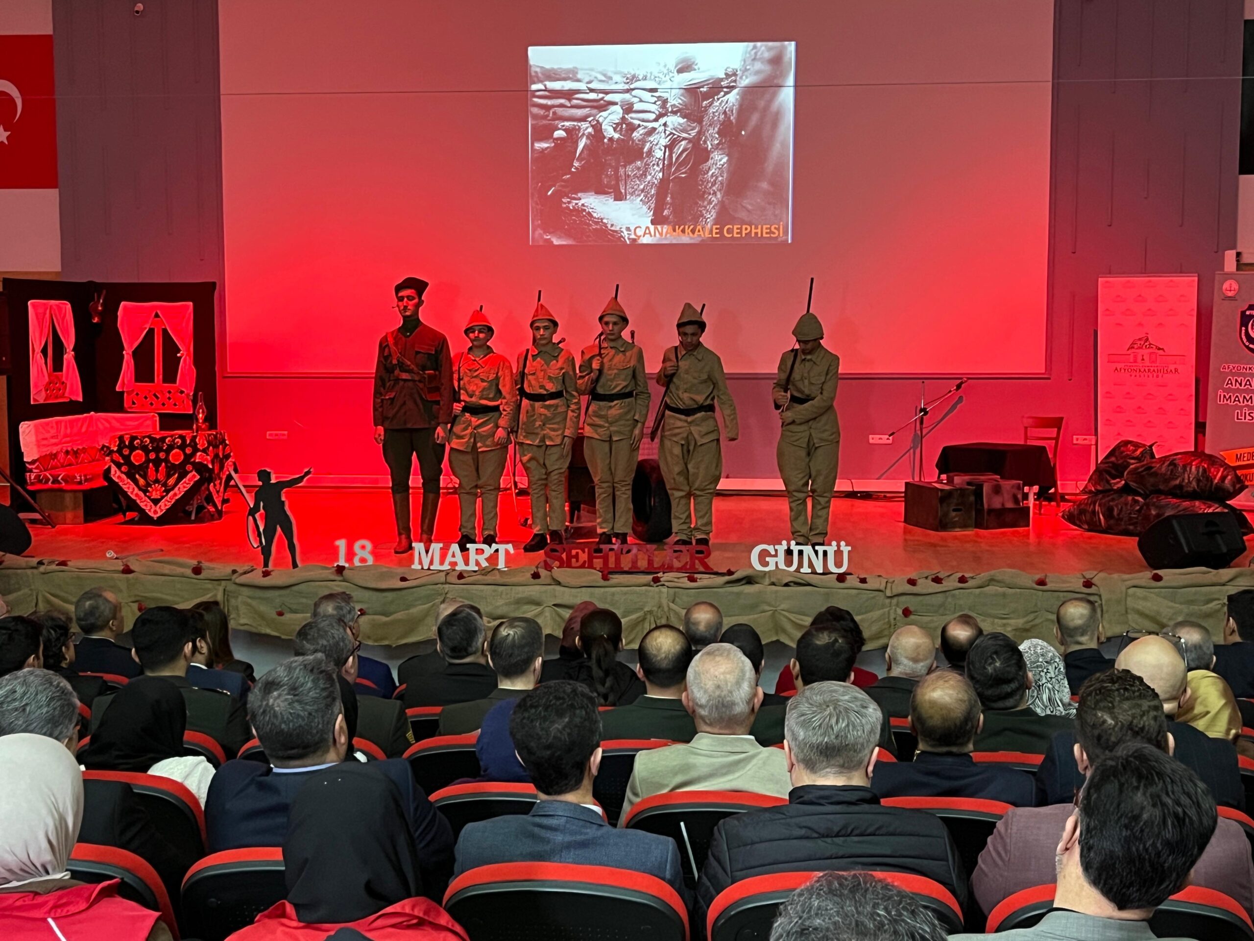 Afyonkarahisar Valiliği tarafından, Şehit Kerim Üye Konferans Salonu’nda 18 Mart