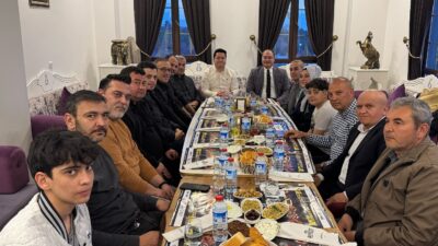 Bolvadin Kaymakamı Ali Arıkan ile Belediye Başkanı Derviş Aynacı, Kırkgöz