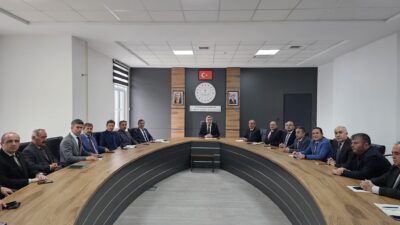 Afyonkarahisar İl Milli Eğitim Müdürü Miraç Sünnetci’nin başkanlığında, Toplantı Salonu’nda