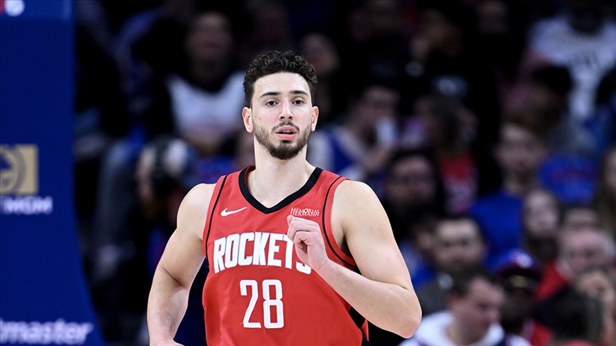 Amerikan Basketbol Ligi'nde (NBA) Houston Rockets, milli oyuncu Alperen Şengün'ün