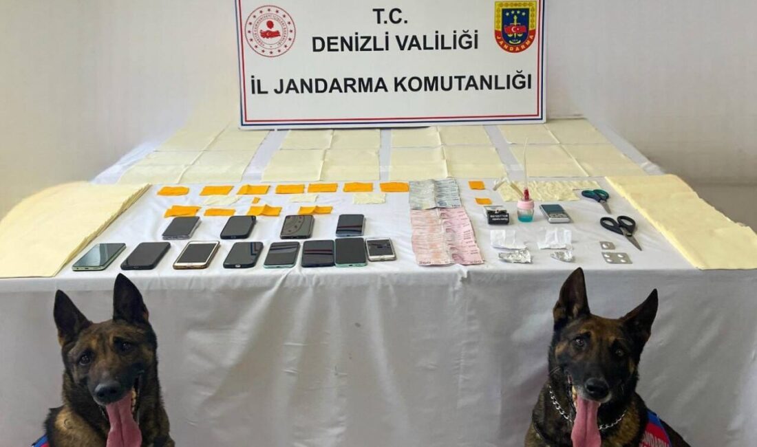 Denizli'de düzenlenen operasyonda 517 bin 800 kullanımlık sentetik uyuşturucu ele