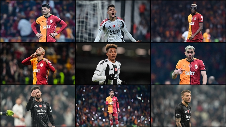 Trendyol Süper Lig'in 29. haftasında Beşiktaş ile Galatasaray arasında 29