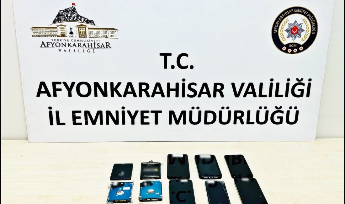 Afyonkarahisar İl Emniyet Müdürlüğü ekipleri, müstehcen içerikli görüntü/videoları Deep Web