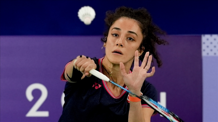 Polonya Açık Badminton Turnuvası'nda mücadele eden Neslihan Arın, tek kadınlarda