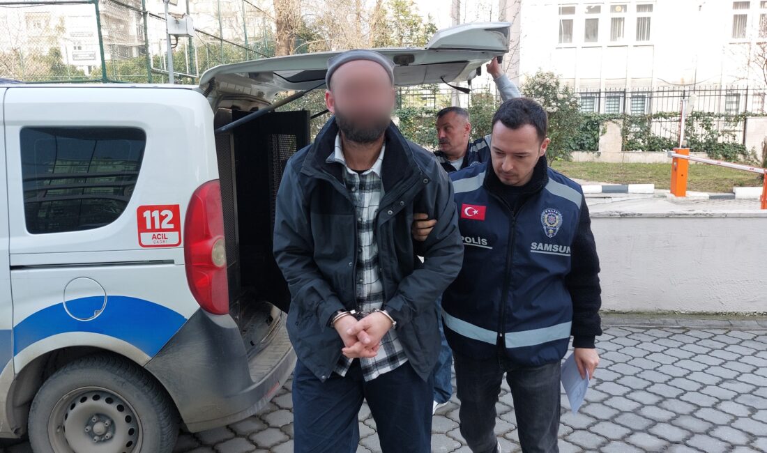 Darptan adliyeye sevk edildi, “Çıkınca öldüreceğim” dedi! Samsun'da eşini darp ettiği gerekçesiyle sevk edildiği adliye önünde, "Karımı