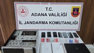 Adana'da jandarma ekiplerinin yaptığı çalışmada internet üzerinden "Evde Sabun Paketleme"