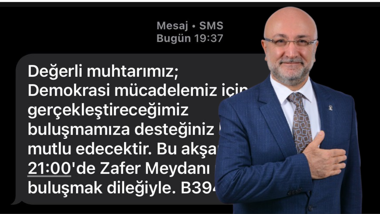 AK Parti Afyonkarahisar İl Başkanı Turgay ŞAHİN CHP Afyonkarahisar İl