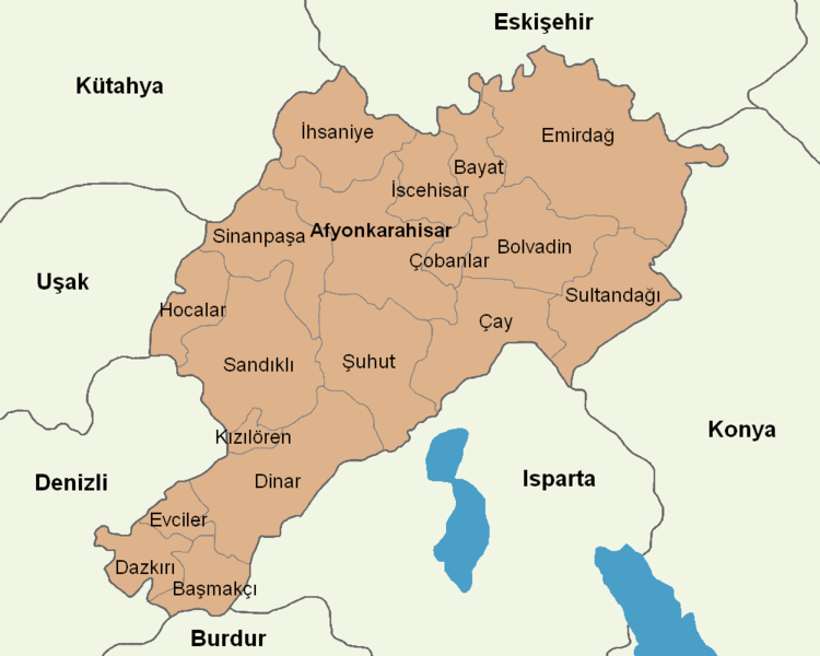 Afyonkarahisar’da yaşayan vatandaşlar arasında Afyonkarahisarlılardan sonra en çok nereliler yaşıyor
