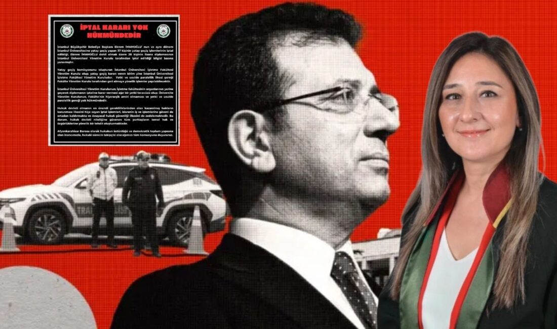 Afyonkarahisar Barosu, İstanbul Üniversitesi Yönetim Kurulu’nun İstanbul Büyükşehir Belediye Başkanı