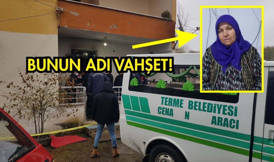 Samsun'da bir eve giren hırsızlar, boğazını kesip kolundaki bilezikleri aldıkları
