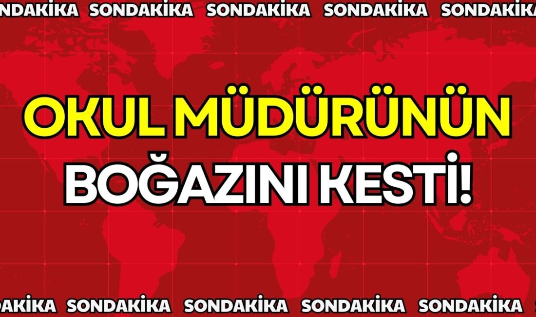 Sakarya'nın Ferizli ilçesinde okul zilinden rahatsız olduğu gerekçesiyle okul müdürünün