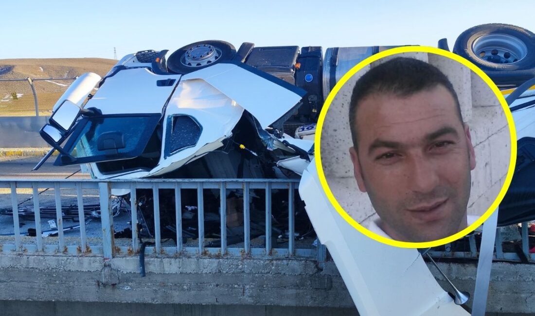 Sivas’ta, süt yüklü bir tırın devrilmesi sonucu sürücü hayatını kaybetti.
