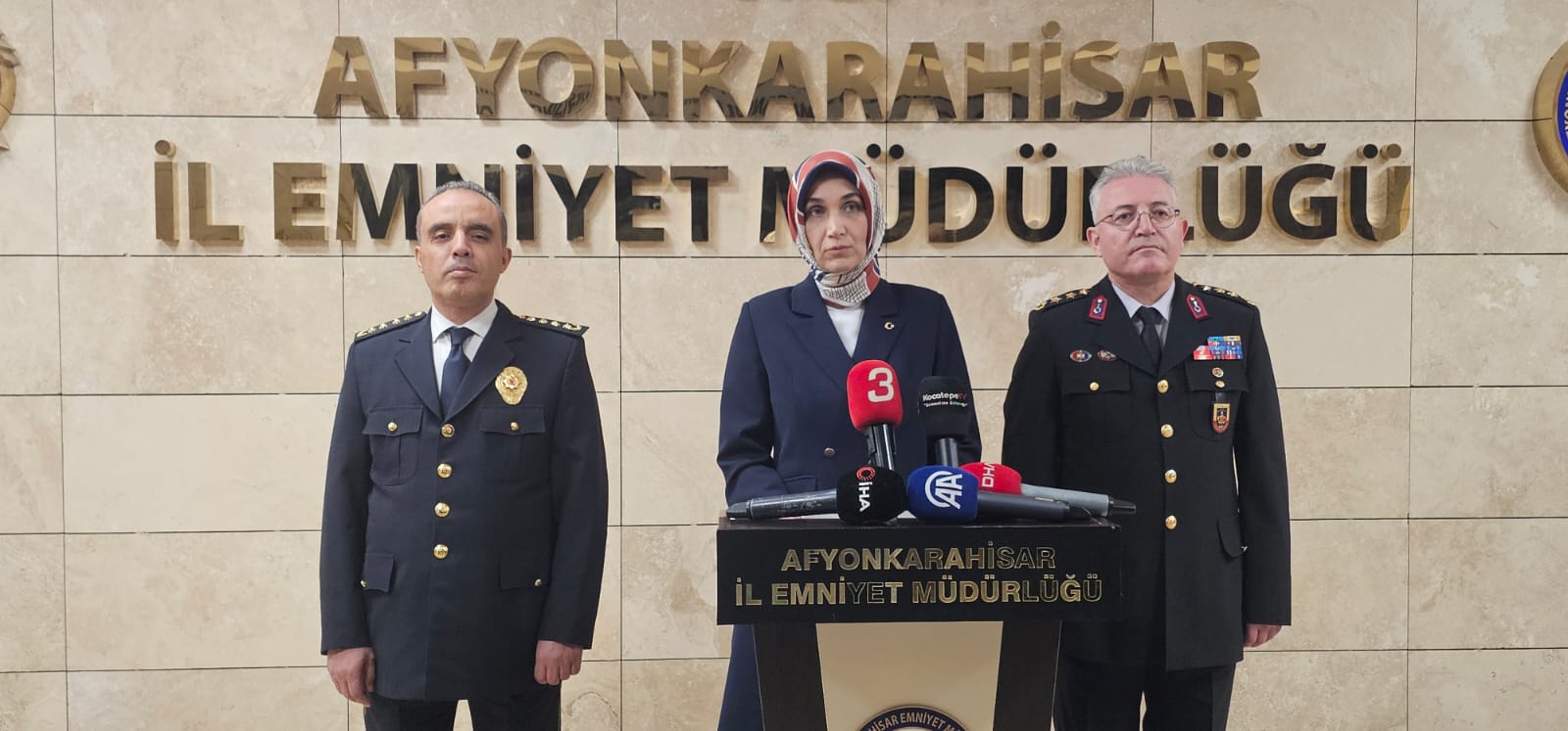 Afyonkarahisar Valisi Kübra Güran Yiğitbaşı, Afyonkarahisar Emniyet Müdürü Ahmet Birtan