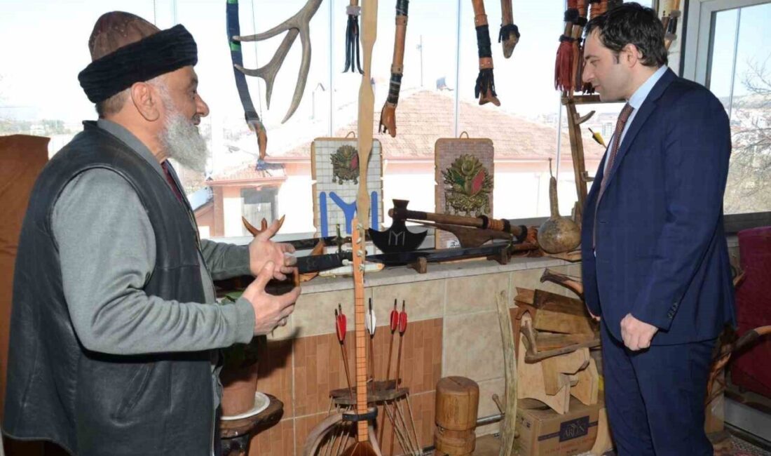 Söğüt İlçe Kaymakamı Ömer Faruk Tuncer, geleneksel Osmanlı el sanatlarını