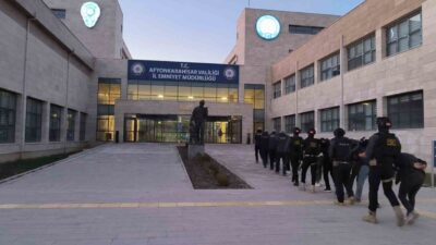 Afyonkarahisar’da DEAŞ terör örgütüyle bağlantılı olduğu iddiasıyla 9 kişi polis