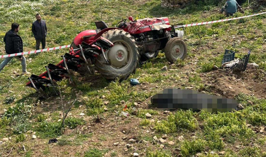 Aydın'ın Germencik ilçesinde traktörün devrilmesi sonucu 1 kişi hayatını kaybetti.