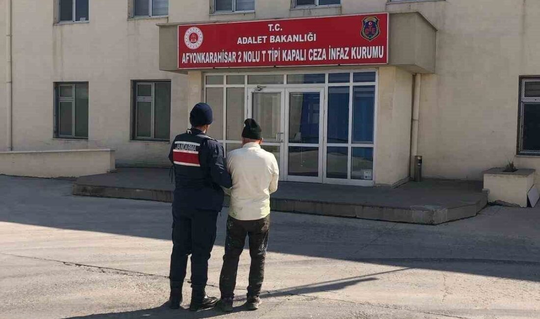 Afyonkarahisar’da hırsızlık suçundan 4 yıl 5 ay hapis cezasıyla aranan