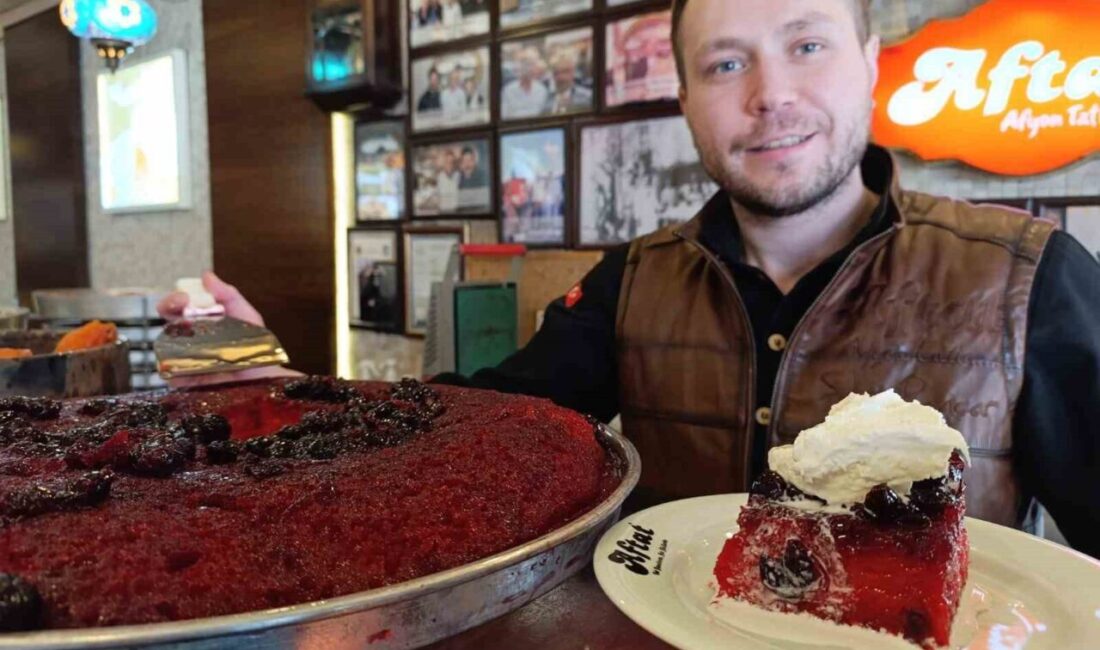 Afyonkarahisar’ın tadına doyulmaz lezzetlerinden ekmek kadayıfı bu yıl da Ramazan