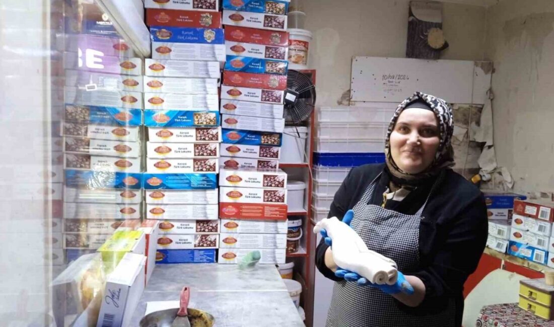 Afyonkarahisar’da 10 yıl önce açtığı lokum ve şekerleme dükkanında ortağı
