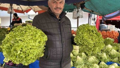 Eskişehir Yeşil Sakarya Üreticiler Birliği Başkanı Süleyman Buluşan, pazardaki yeşillik