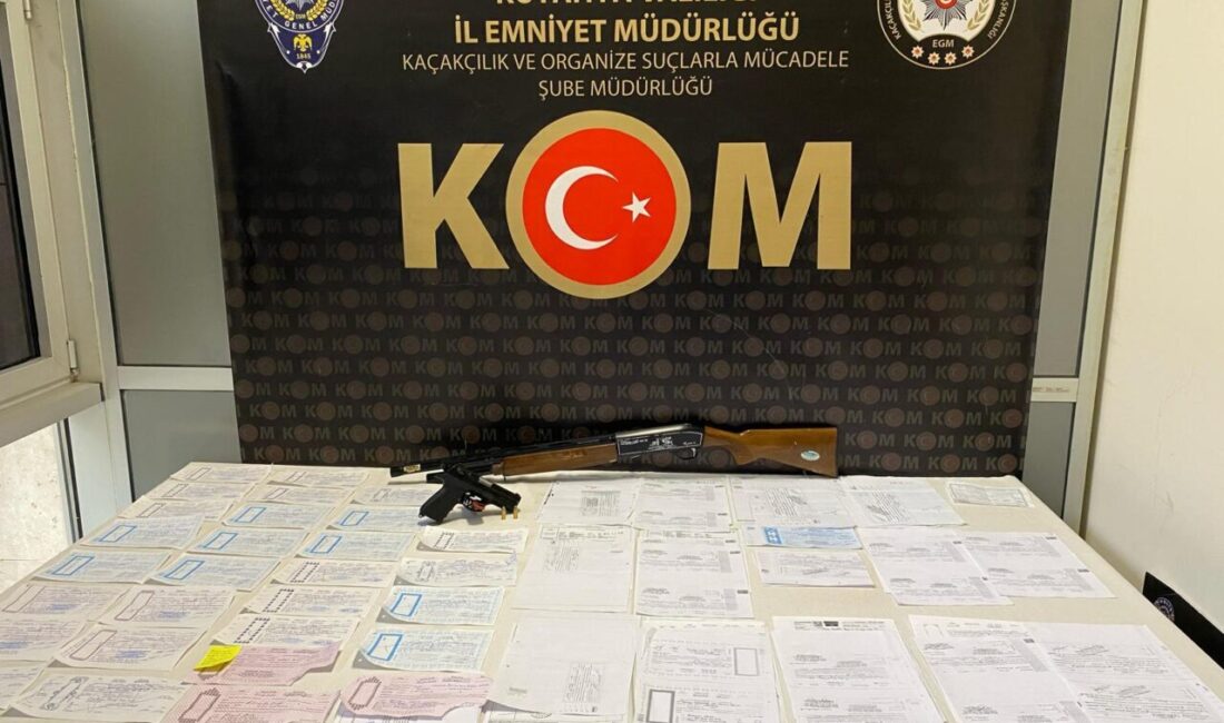 Kütahya merkezli 3 ilde düzenlenen operasyonda suç işlemek amacıyla örgüt