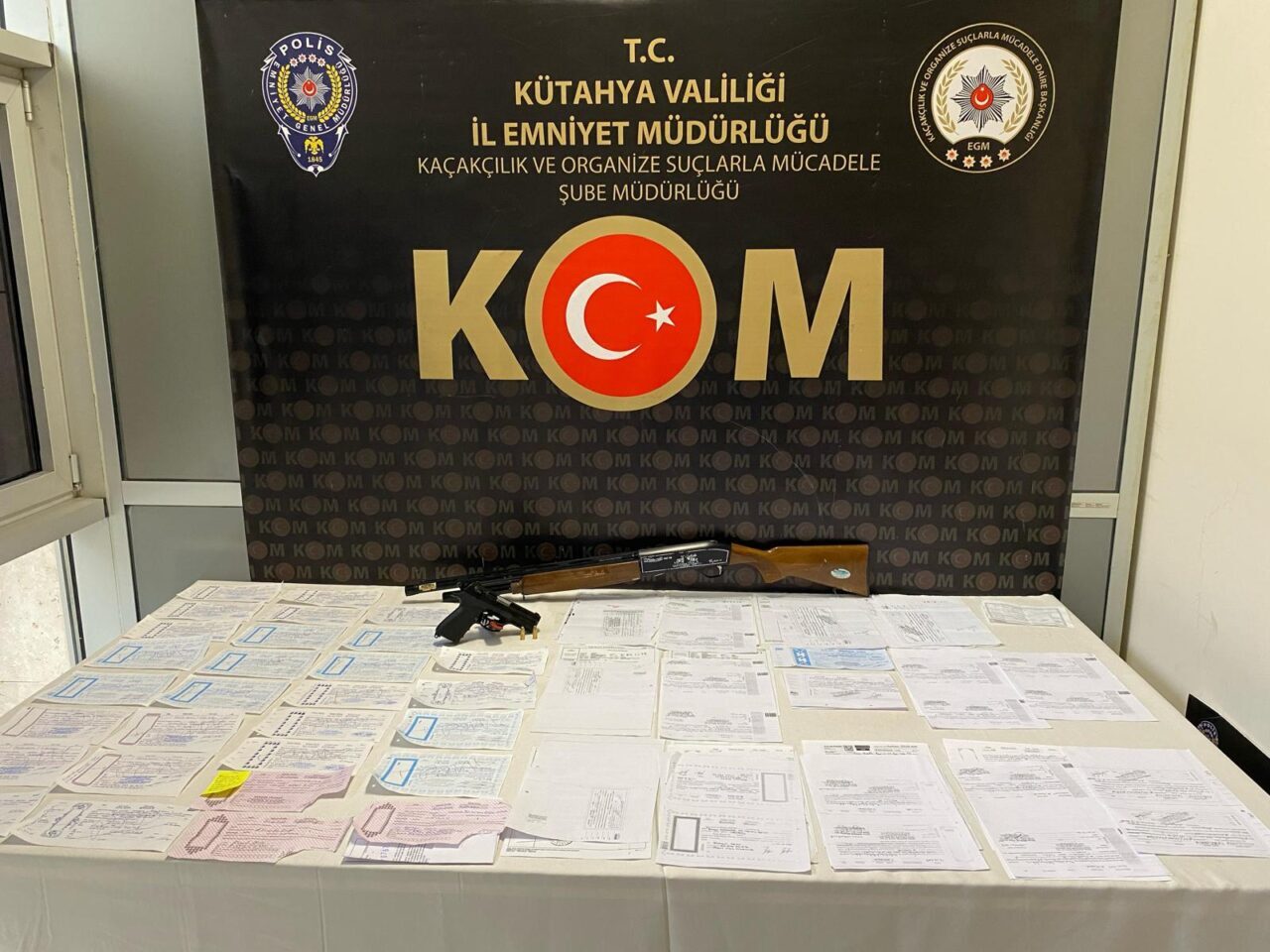 Kütahya merkezli 3 ilde düzenlenen operasyonda suç işlemek amacıyla örgüt