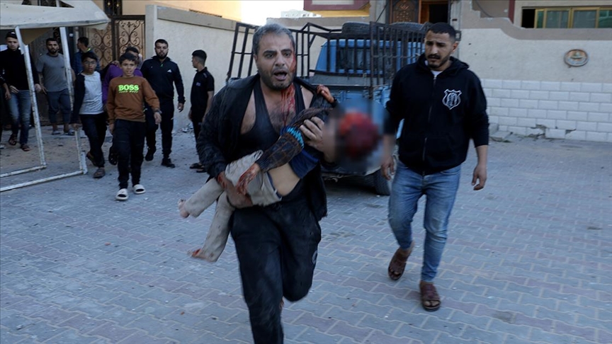 İsrail'in dünden bu yana Gazze Şeridi'ne düzenlediği saldırılar sonucu aralarında