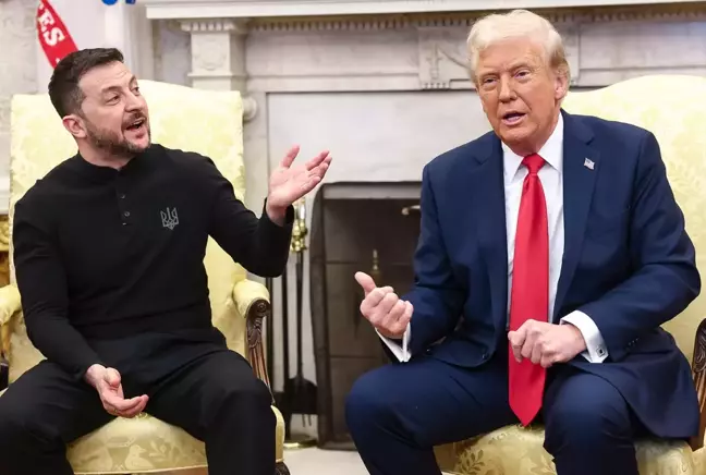 Ukrayna lideri Volodimir Zelenskiy, Beyaz Saray'da ABD Devlet Başkanı Donald
