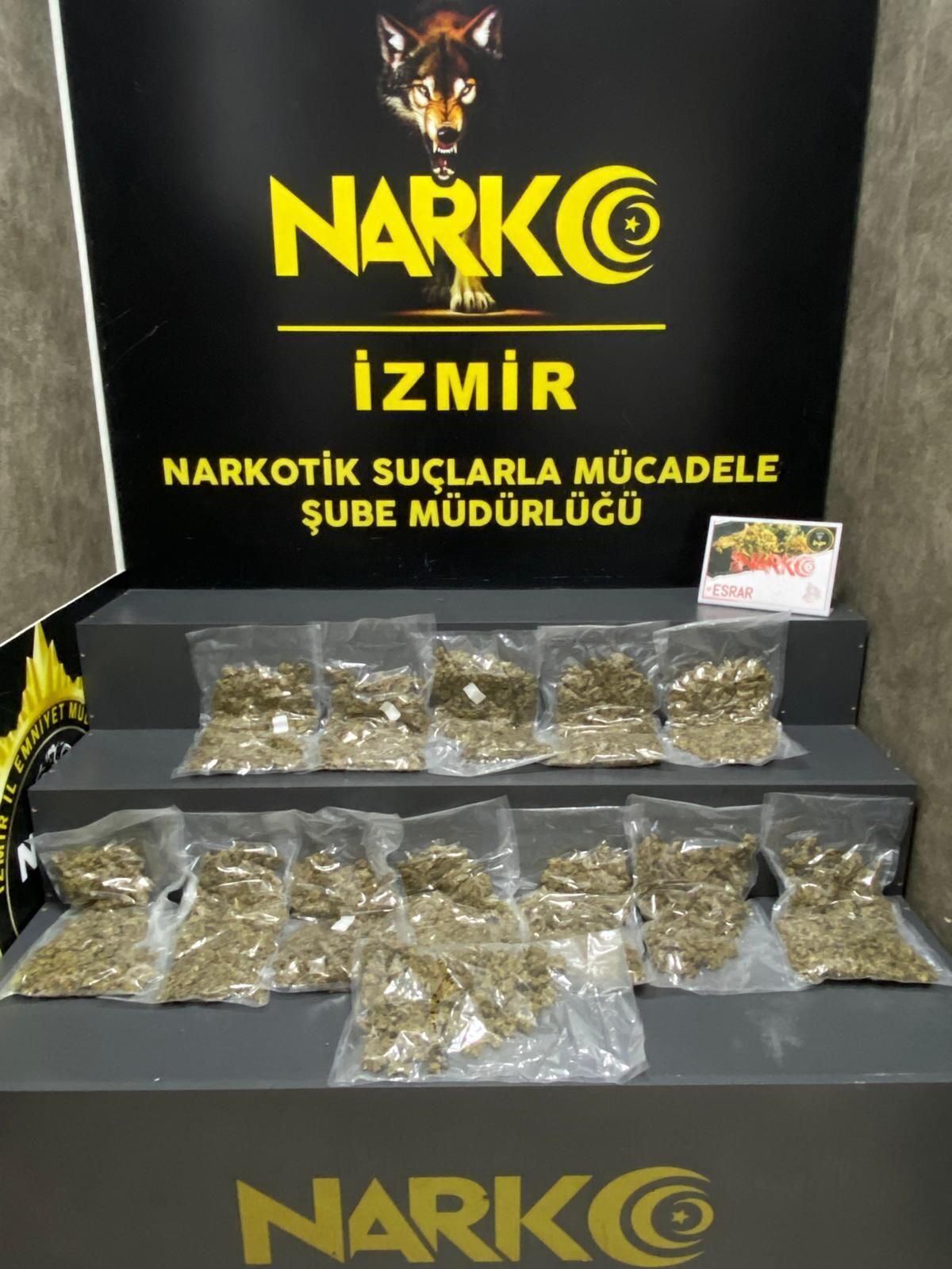 İzmir'in Bornova ilçesinde uyuşturucu operasyonunda gözaltına alınan 2 şüpheli tutuklandı.
İl
