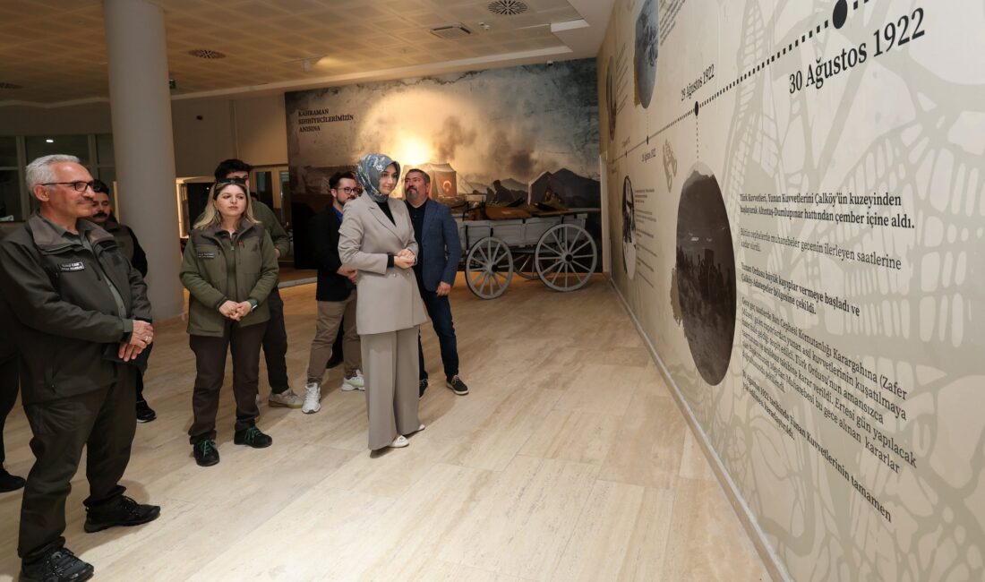 Afyonkarahisar Valisi Doç. Dr. Kübra Güran Yiğitbaşı, Büyük Taarruz’un panoramik