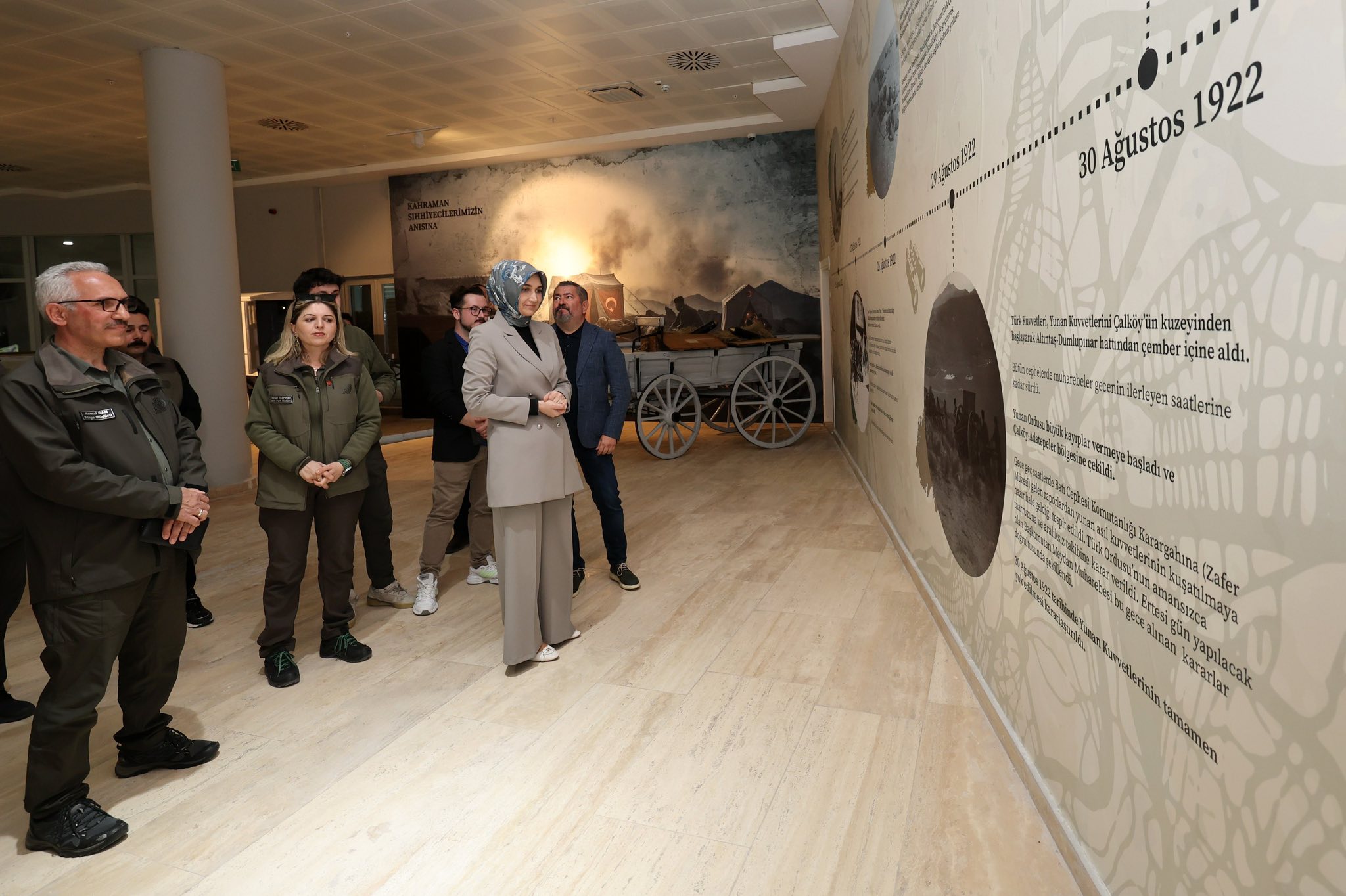 Afyonkarahisar Valisi Doç. Dr. Kübra Güran Yiğitbaşı, Büyük Taarruz’un panoramik