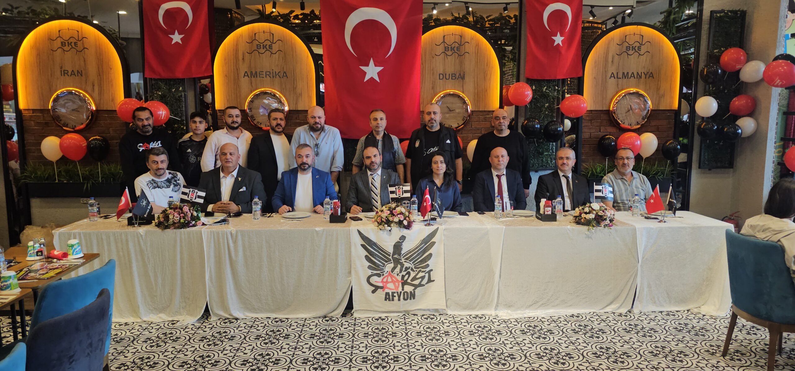 Afyonkarahisar Valiliği, Afyonkarahisar Beşiktaşlılar Derneği ve Bursa Kebap Evi iş