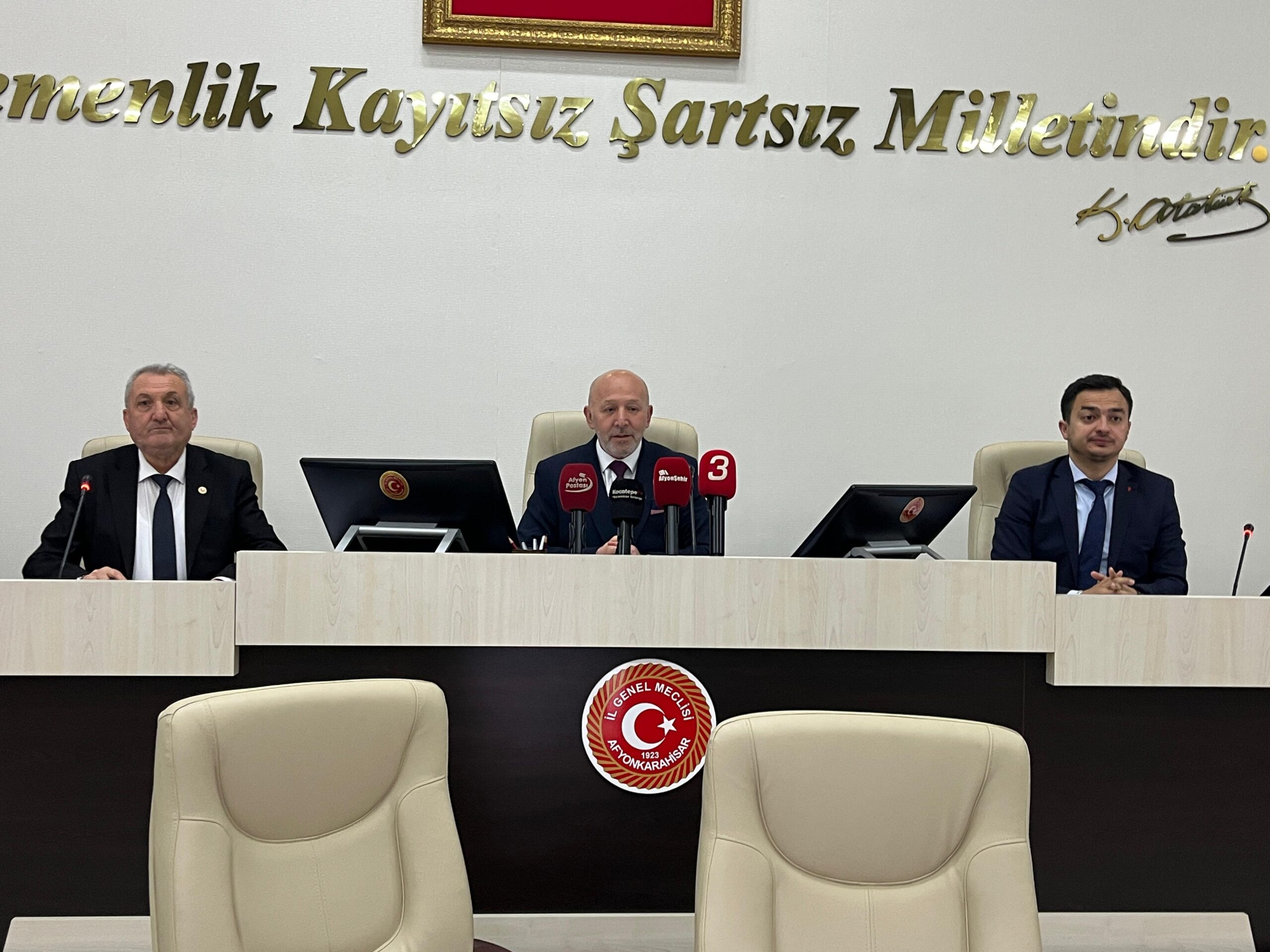 Afyonkarahisar İl Genel Meclisi Nisan Ayı Toplantıları başladı. Başkan Mehmet