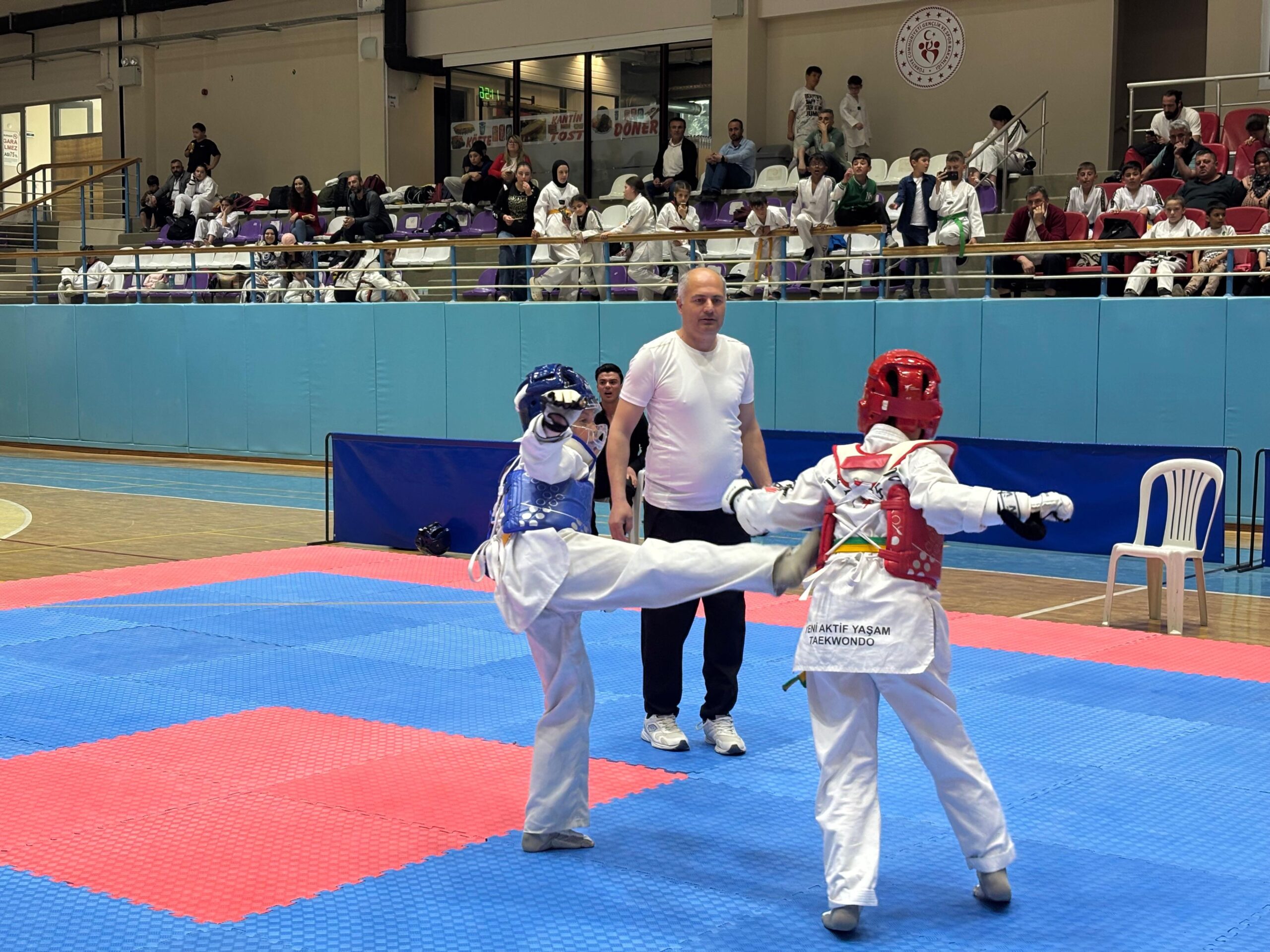 
23 Nisan Ulusal Egemenlik ve Çocuk Bayramı kapsamında düzenlenen Taekwondo