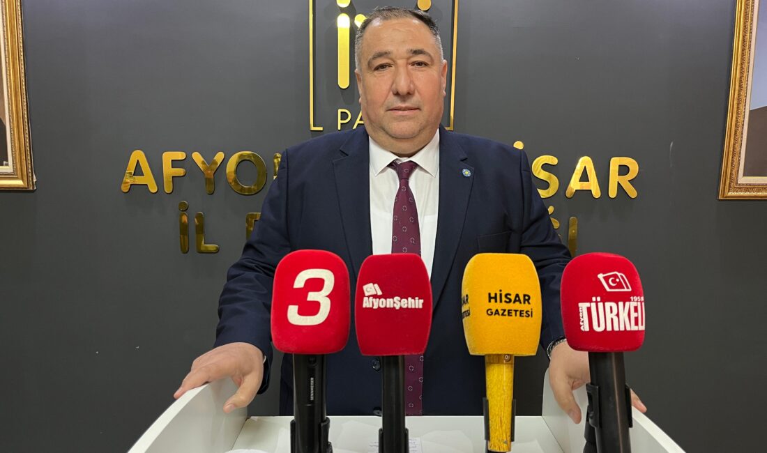 İYİ Parti Afyonkarahisar İl Başkanlığı tarafından haftalık olağan basın toplantısı